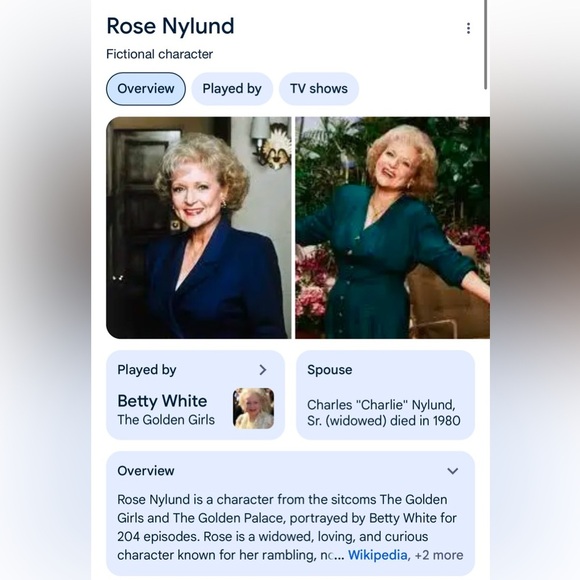 GOLDEN GIRLS ABC STUDIOS Retro Graphic Stemless Wine Glass (1) ROSE Betty White - Picture 5 of 5